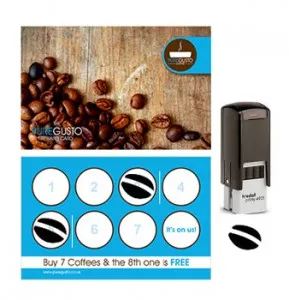 PureGusto Customer Loyalty Cards x 100 - Coffee Supplies